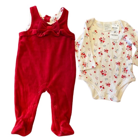 Baby Girls (2) Holiday/Winter Outfits - Size - 0-6 months by First Impressions. - Picture 5 of 11